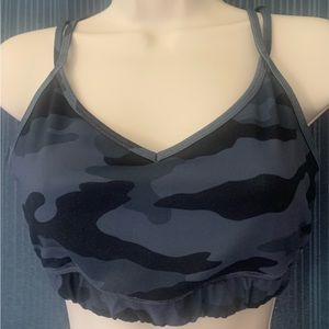 Juniors strappy ribbed seamless bralette